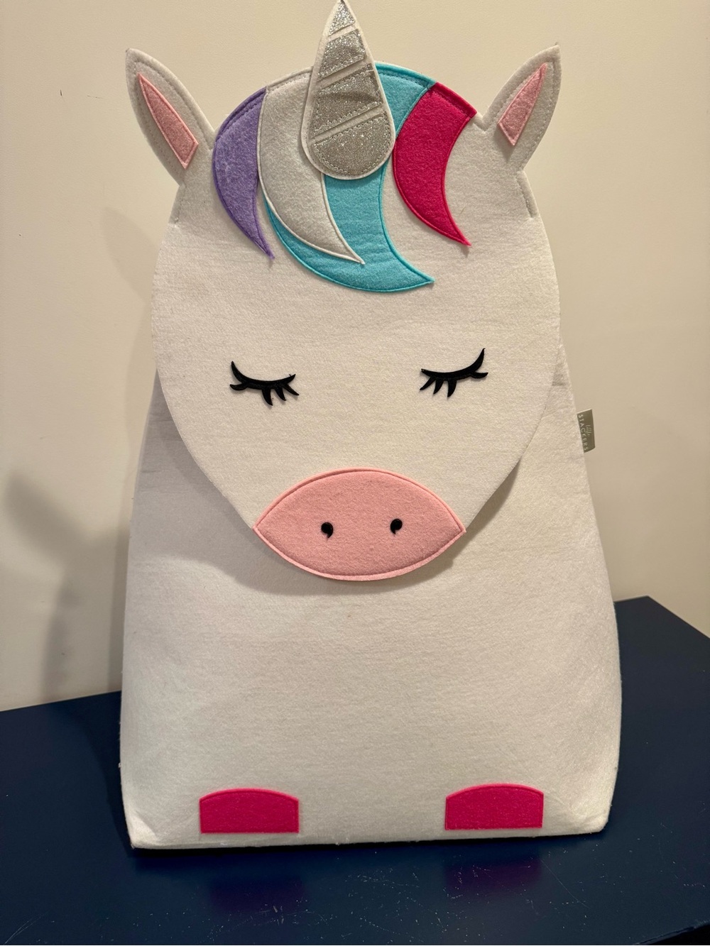 Container Store Little Stackers Unicorn Storage/Laundry Basket